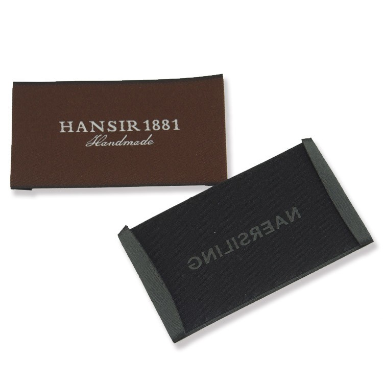 厂家批发服装织唛领标 对折标测标唛头商标LOGO设计樱桃视频大全免费高清版适用服装