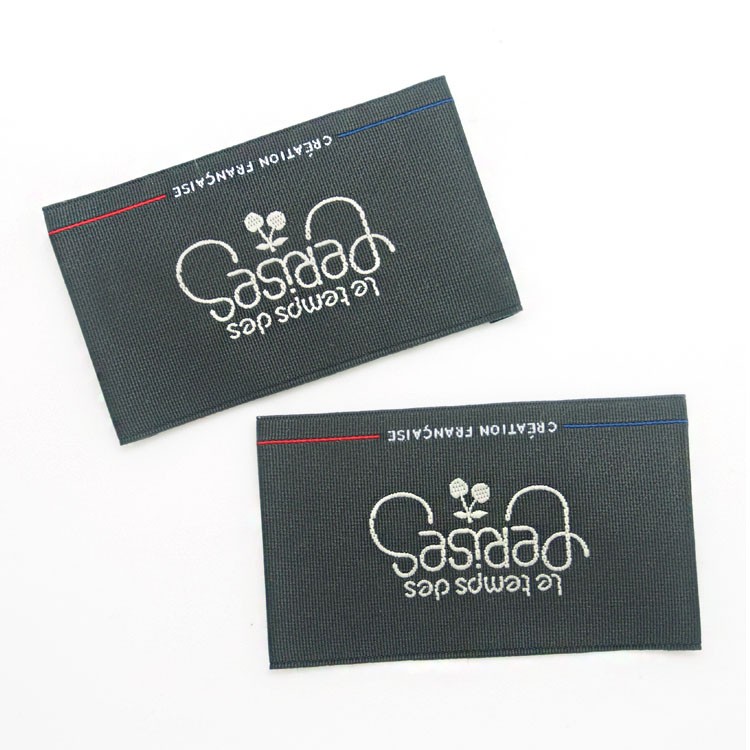 高密度服装樱桃视频大全免费高清版织唛定做男女服装商标领标定制批发