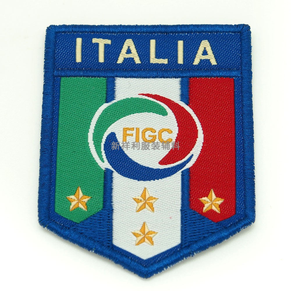 工厂电脑绣花章仔服装樱桃视频大全免费高清版刺绣臂章 复古徽章背胶魔术贴LOGO袖章