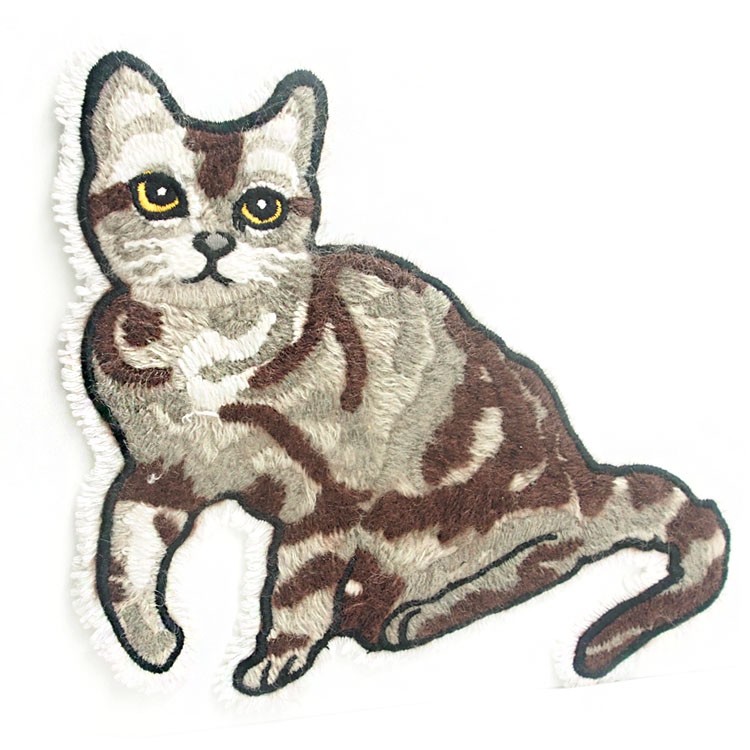 东莞源头厂家批发海马毛毛巾绣布贴个性猫咪立体绣服装樱桃视频大全免费高清版定做