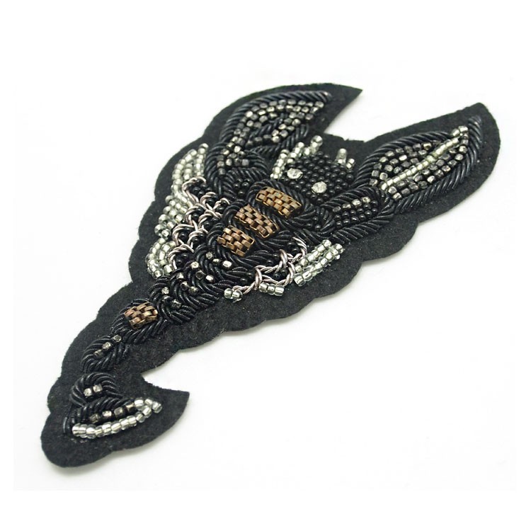 源头厂家立体印度绣新款金属丝绣花章服装箱包樱桃视频大全免费高清版批发可设计